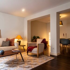 image of a living room with lighting